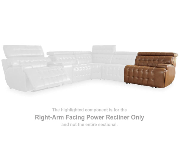 Sillón reclinable eléctrico con brazo derecho Tempmpton