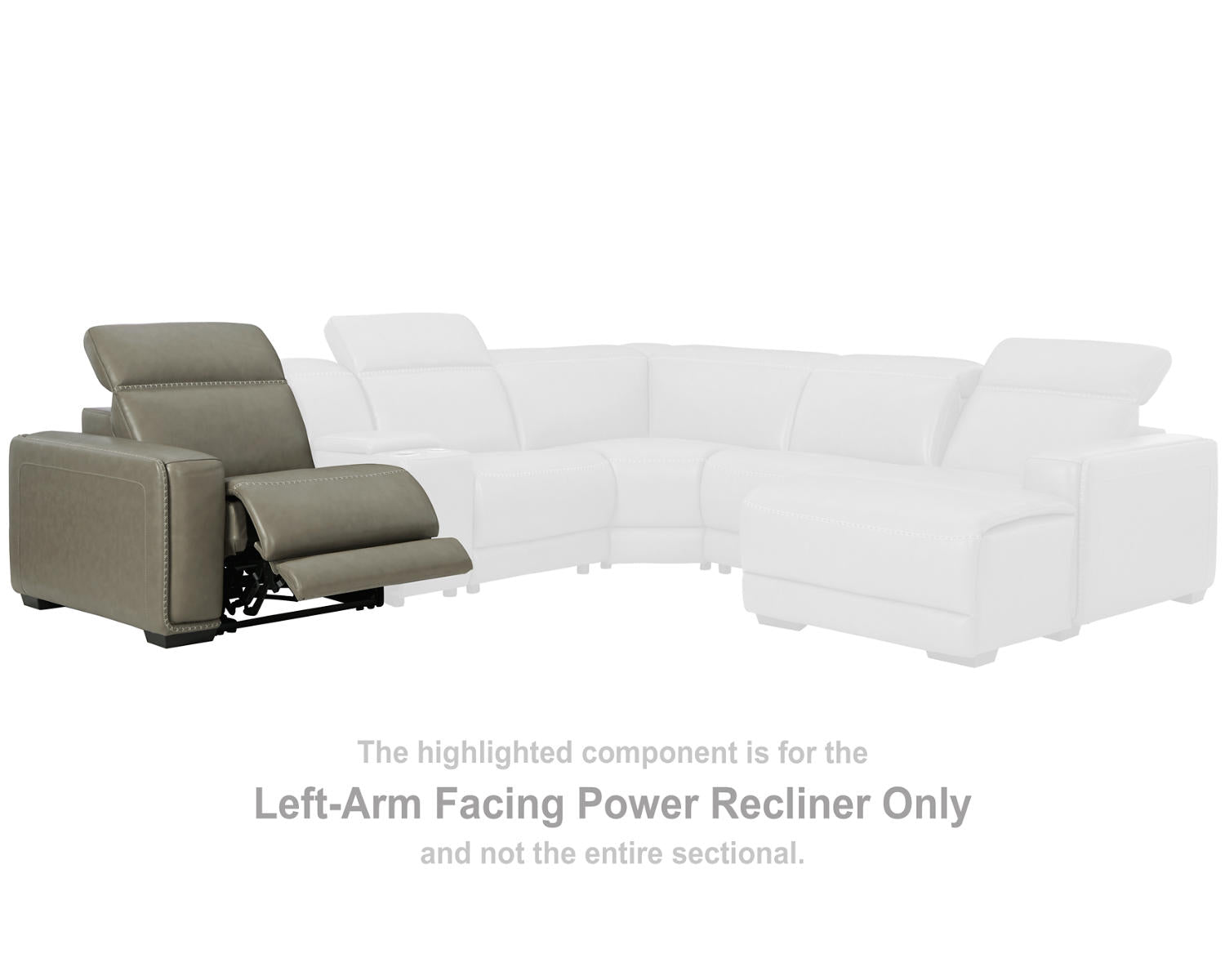 Correze Left-Arm Facing Power Recliner