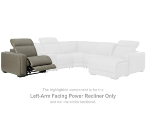 Sillón reclinable eléctrico con brazo izquierdo Correze