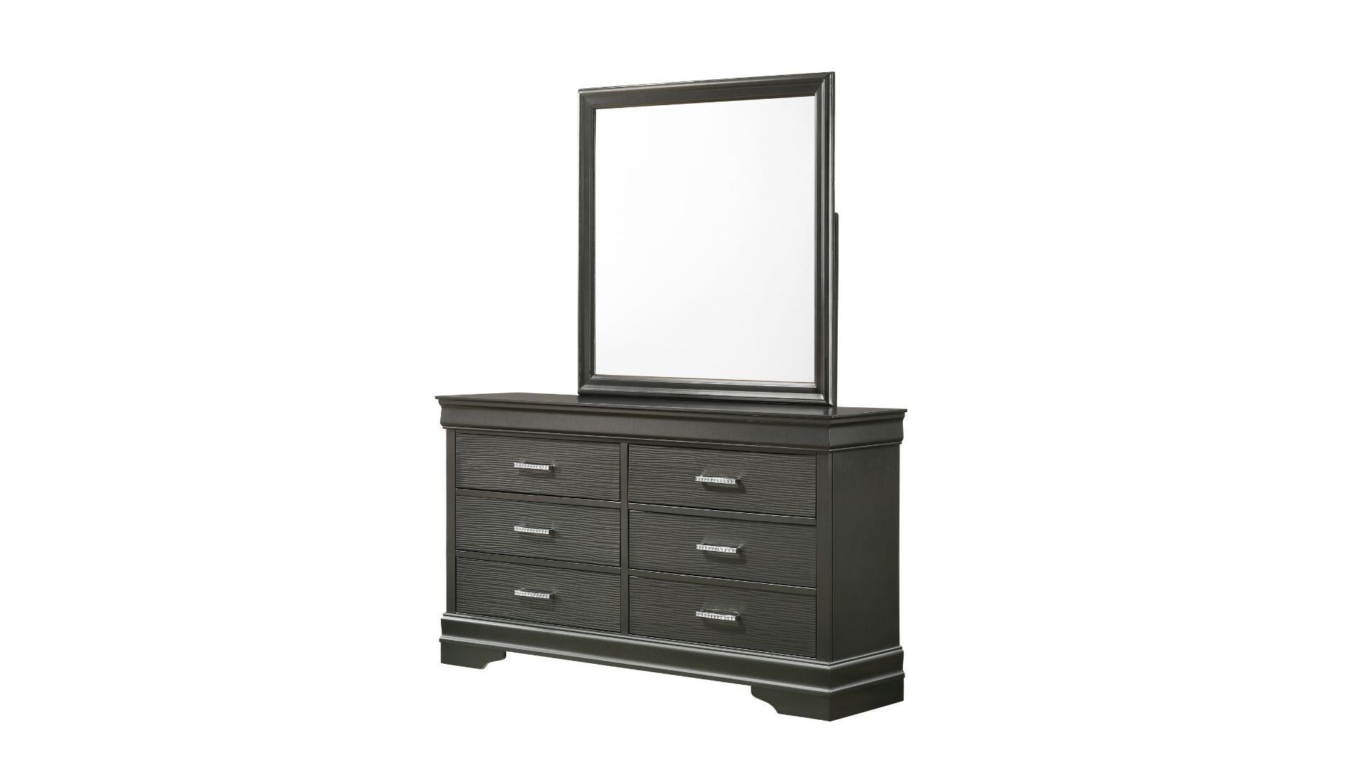 POMPEI METALLIC LED Bedroom 5PC Set