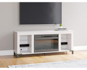 Brollevi 60" TV Stand with Electric Fireplace