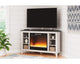 Dorrinson Corner TV Stand with Electric Fireplace