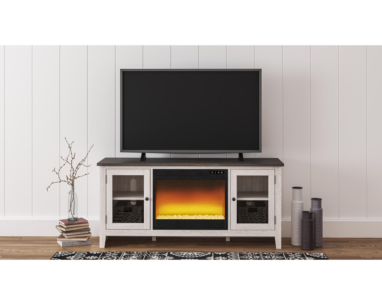 Dorrinson 60" TV Stand with Electric Fireplace