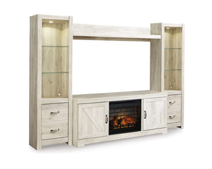 Bellaby 4-Piece Entertainment Center with Electric Fireplace