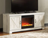Mueble para TV Bellaby de 63" con chimenea