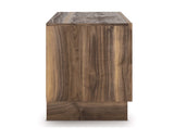 Mueble para TV Zadilyn de 72" con chimenea eléctrica