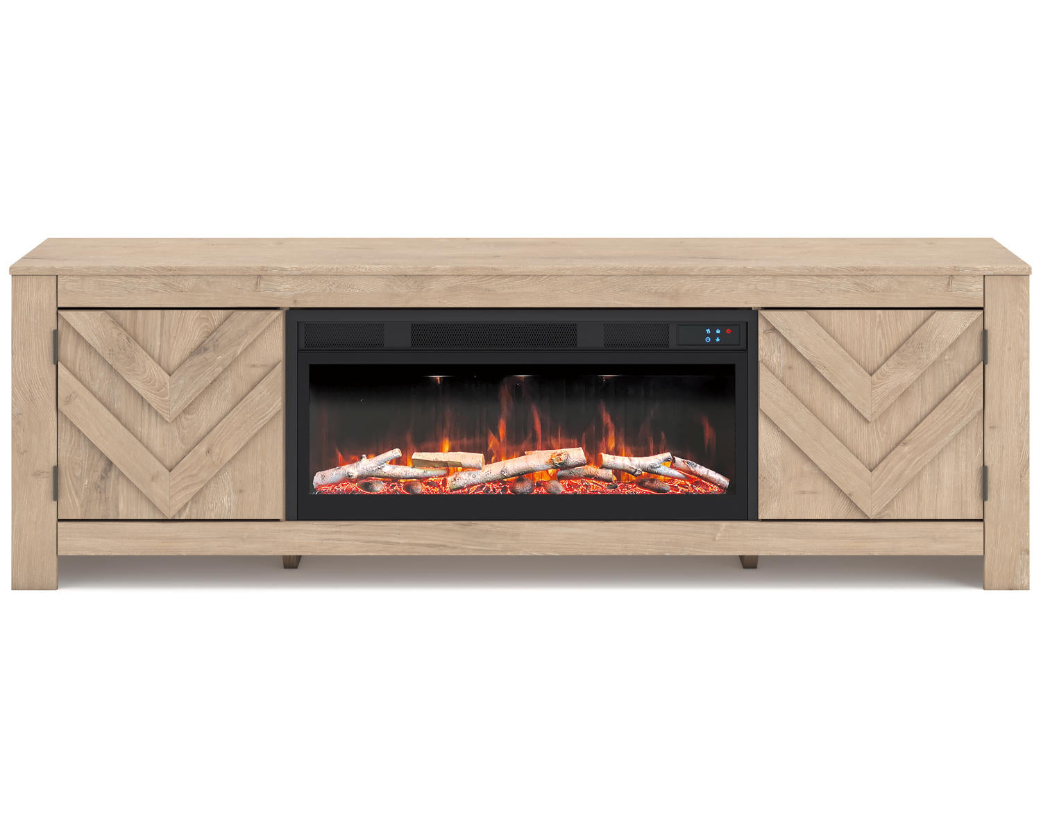 Cayboni 71" TV Stand with Electric Fireplace