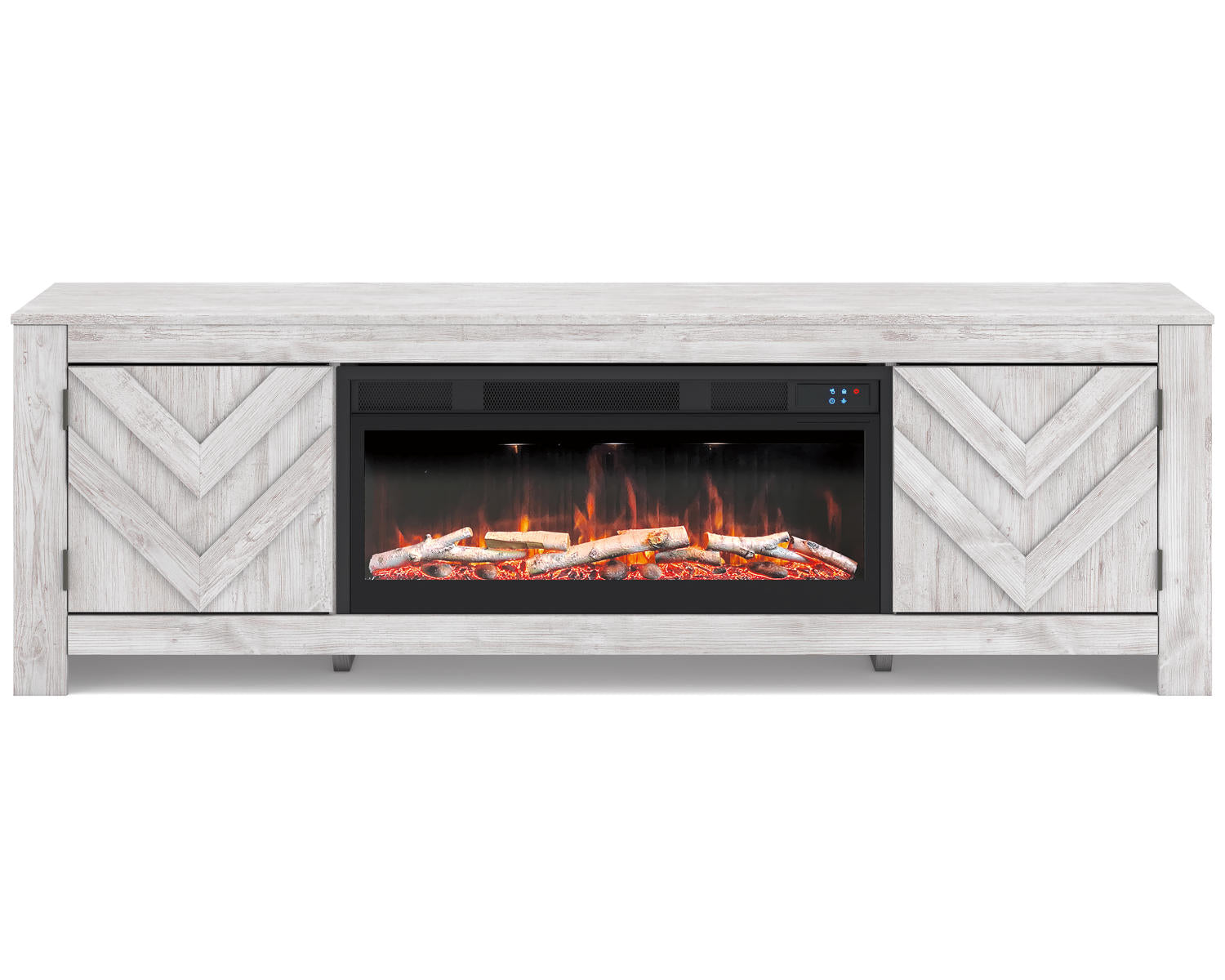 Cayboni 71" TV Stand with Electric Fireplace