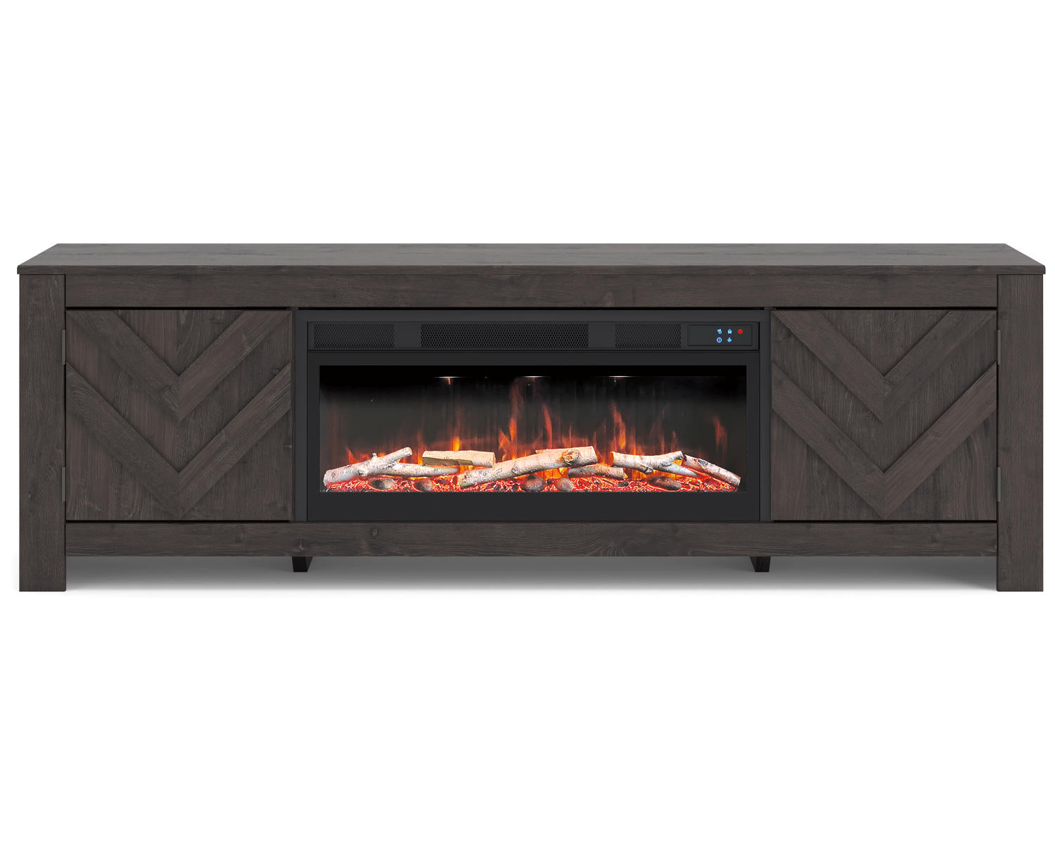 Cayboni 71" TV Stand with Electric Fireplace