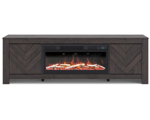 Cayboni 71" TV Stand with Electric Fireplace