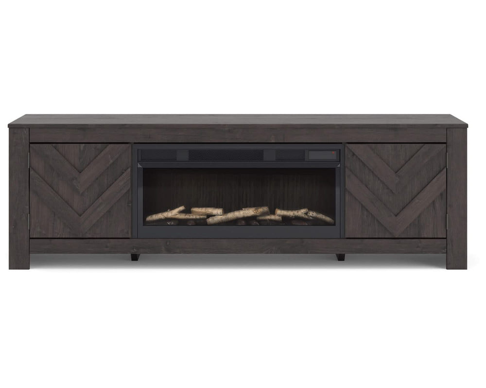 Cayboni 71" TV Stand with Electric Fireplace