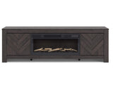 Cayboni 71" TV Stand with Electric Fireplace