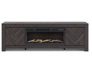 Cayboni 71" TV Stand with Electric Fireplace