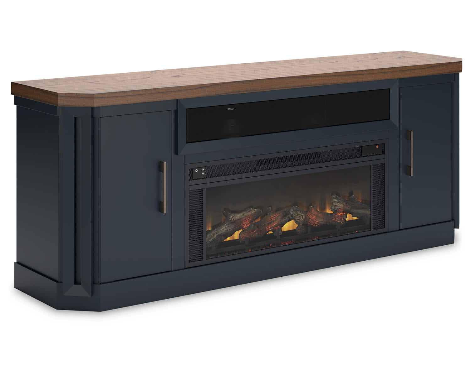 Landocken 83" TV Stand with Electric Fireplace