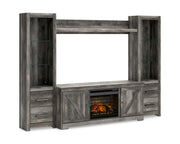 Wynnlow 4-Piece Entertainment Center with Electric Fireplace