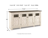 Bolanburg 74" TV Stand