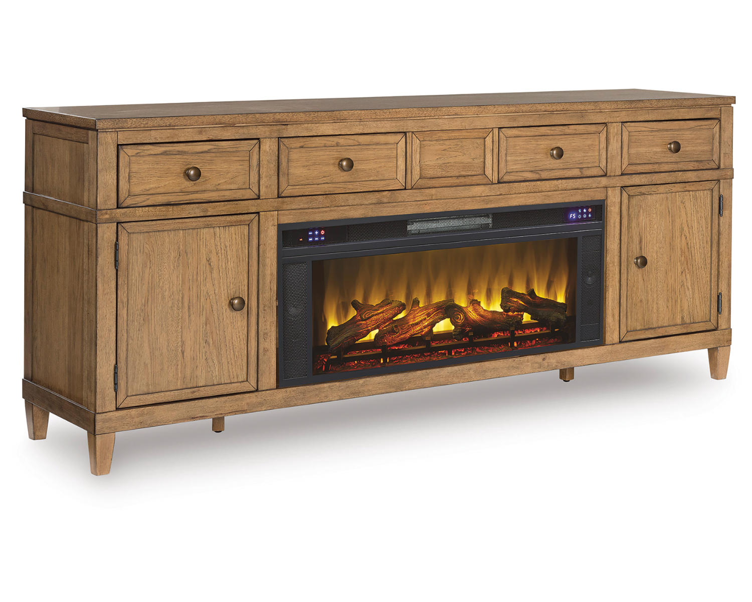 Sharlance 81" TV Stand with Electric Fireplace