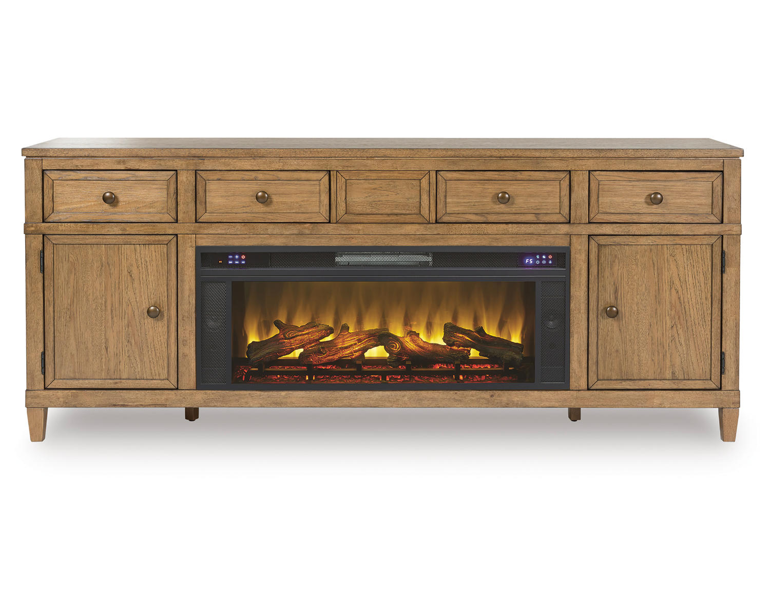 Sharlance 81" TV Stand with Electric Fireplace