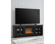 Wildenauer 76" TV Stand with Electric Fireplace