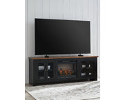Wildenauer 76" TV Stand with Electric Fireplace