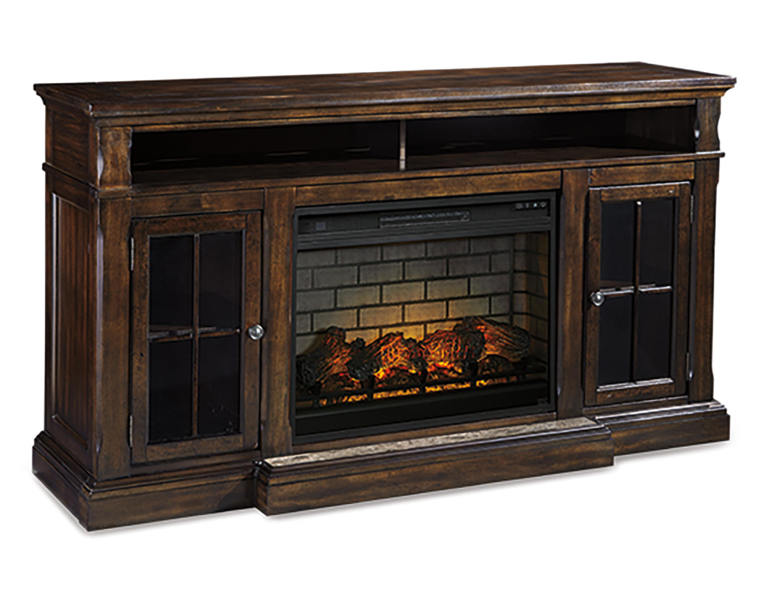Roddinton 72" TV Stand with Electric Fireplace