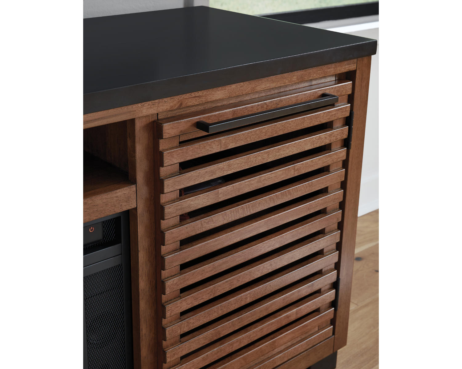 Kallari 84" TV Stand with Electric Fireplace
