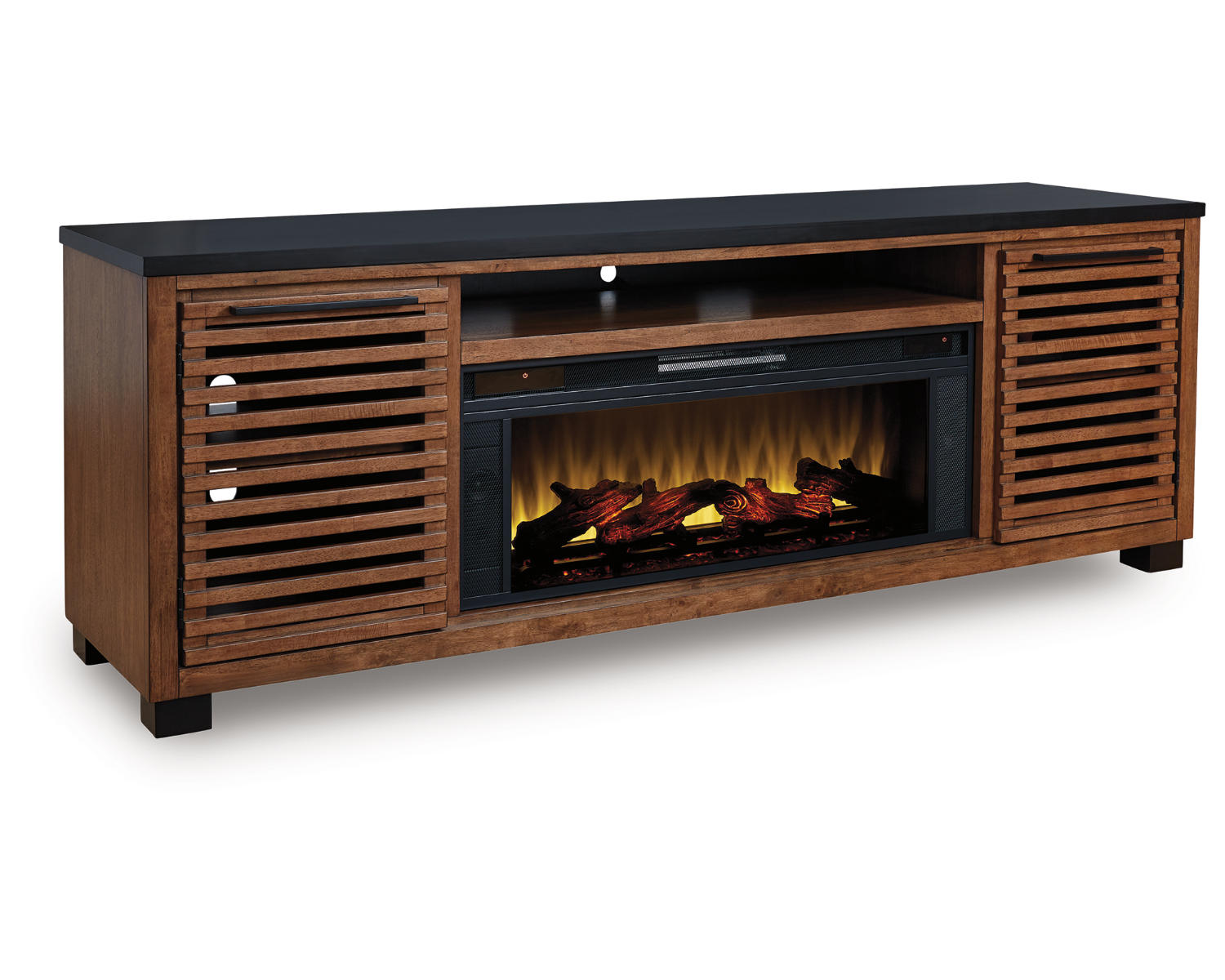 Kallari 84" TV Stand with Electric Fireplace
