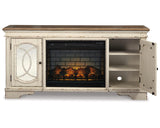Realyn 74" TV Stand with Electric Fireplace