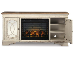 Realyn 74" TV Stand with Electric Fireplace