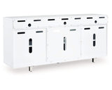 Gardoni 72" TV Stand with Electric Fireplace