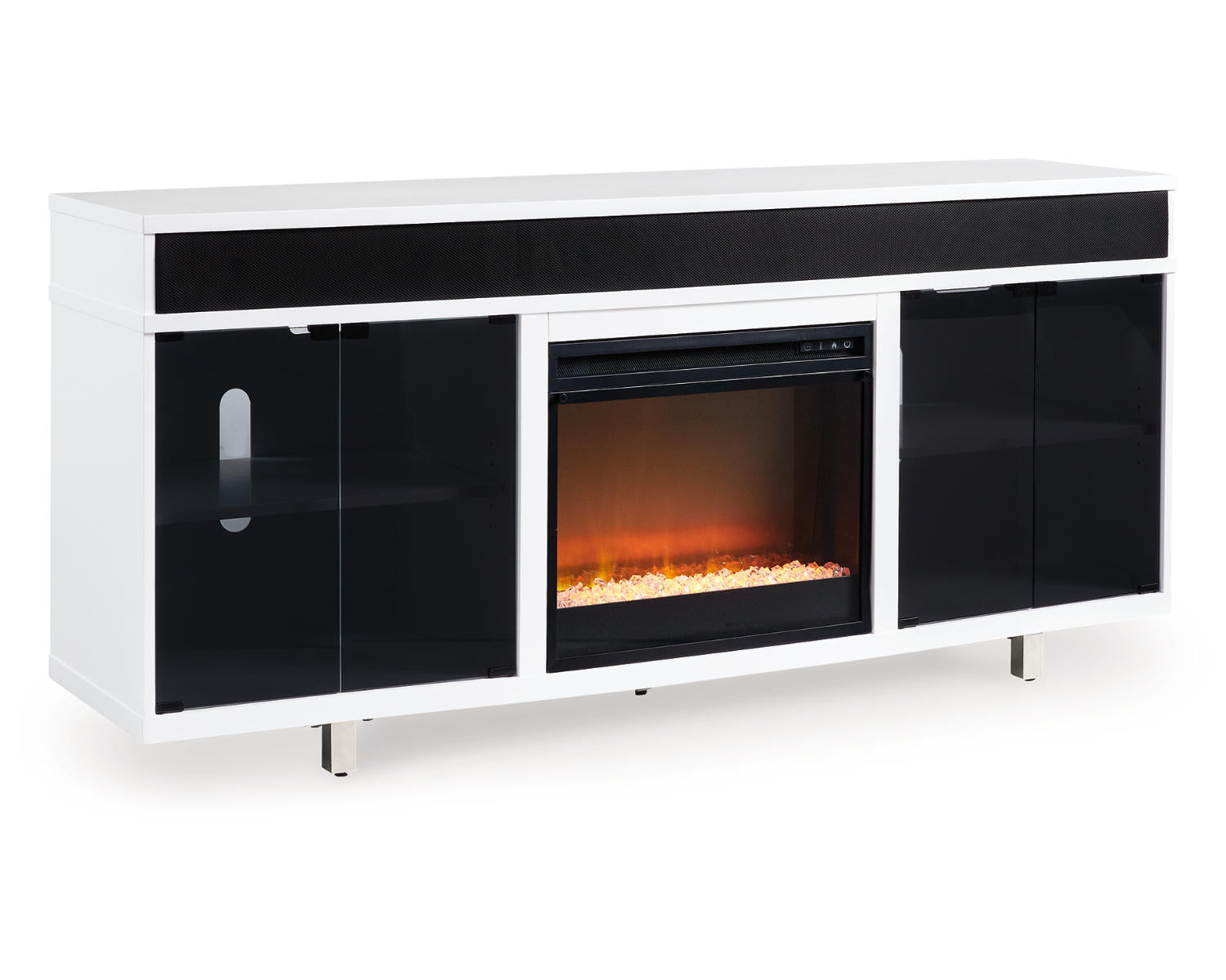 Gardoni 72" TV Stand with Electric Fireplace