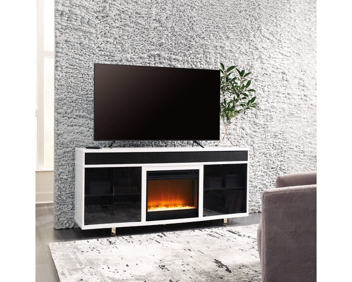 Gardoni 72" TV Stand with Electric Fireplace