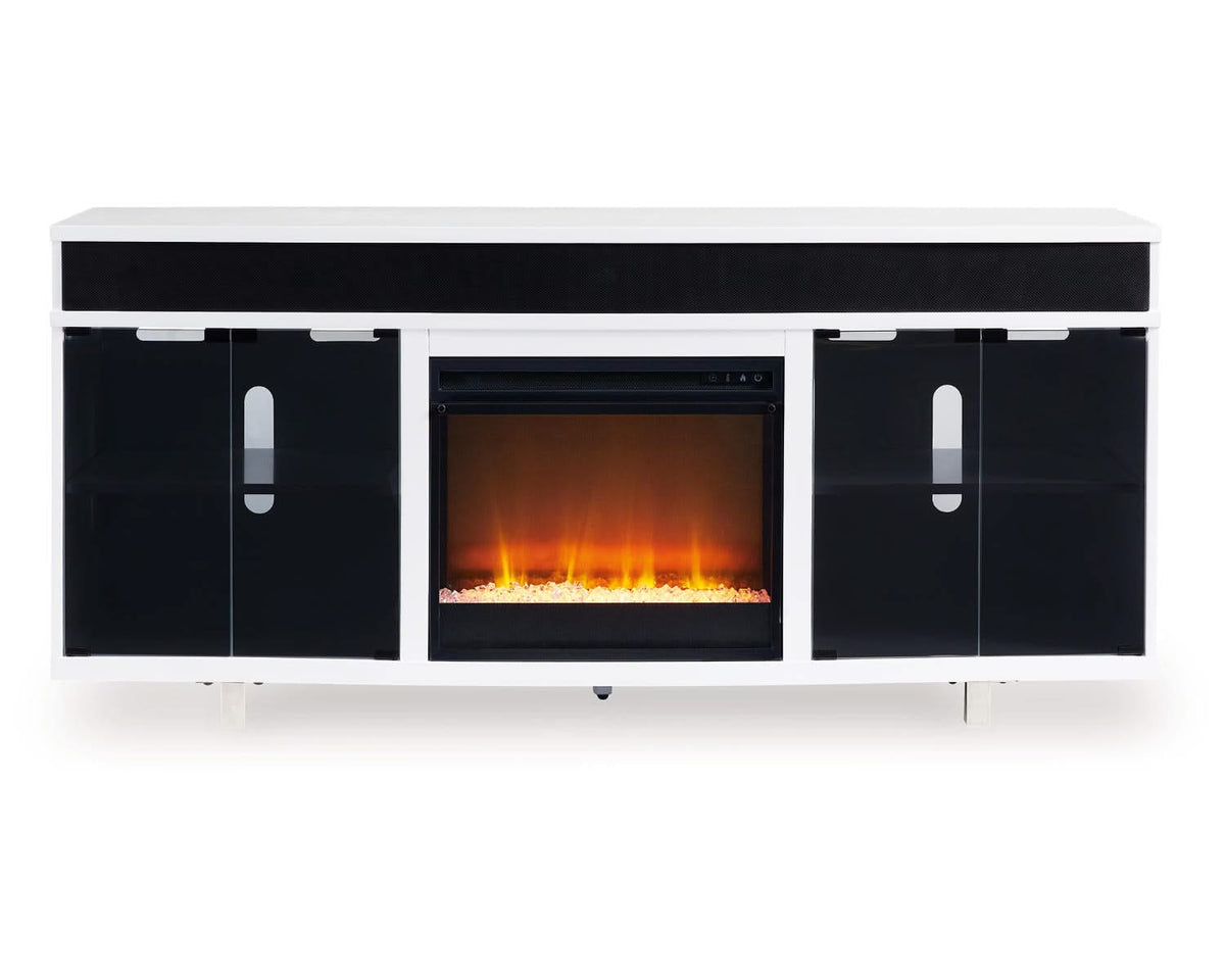 Gardoni 72" TV Stand with Electric Fireplace