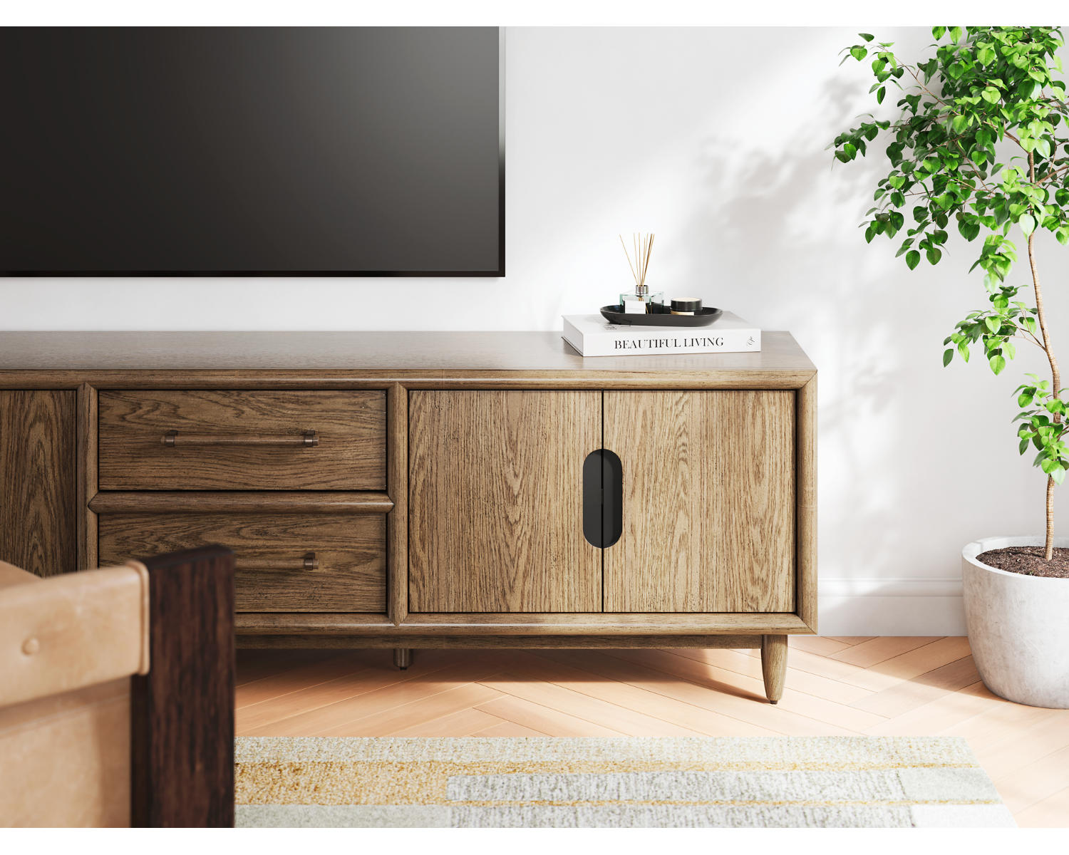 Roanhowe 85" TV Stand