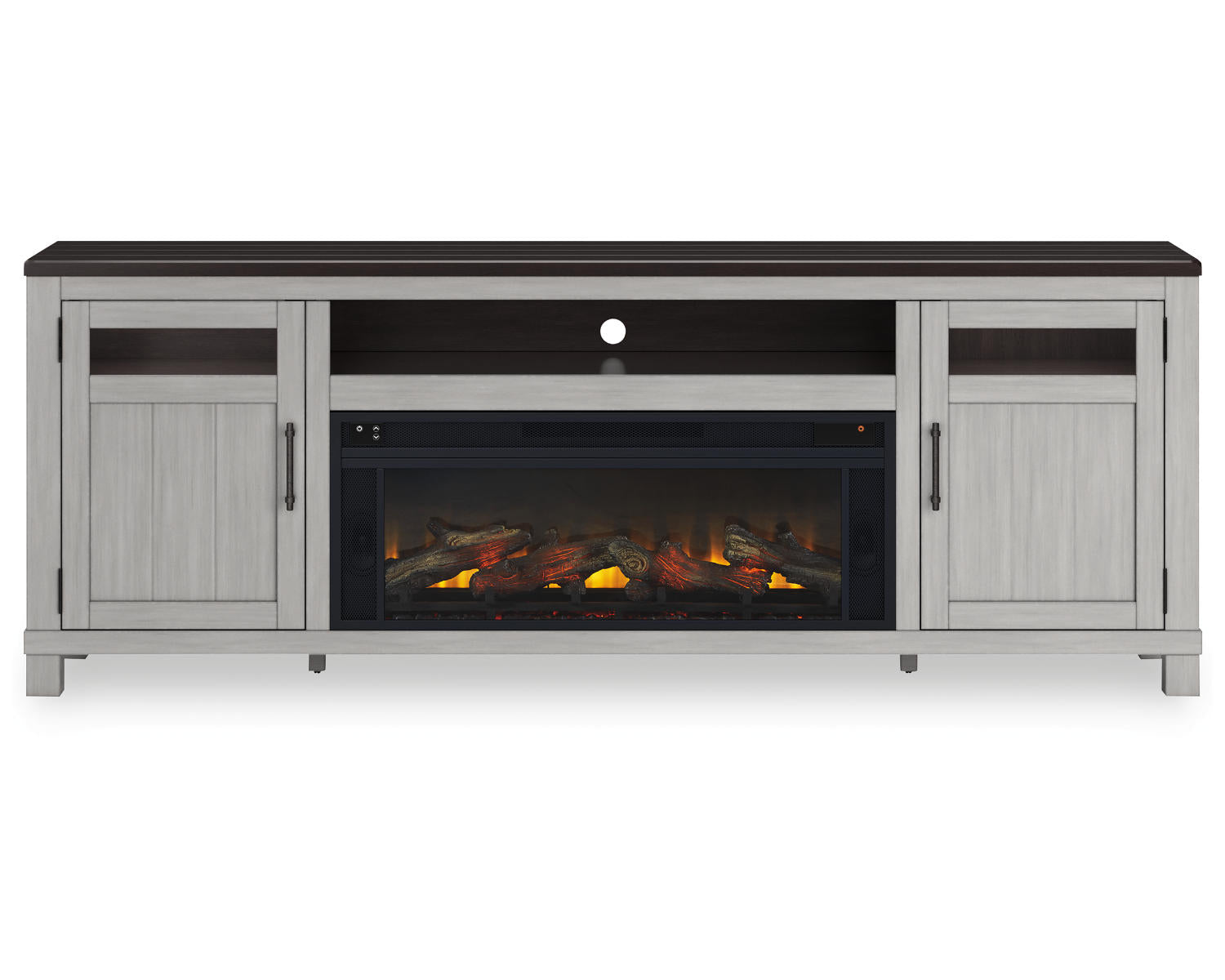 Darborn 88" TV Stand with Electric Fireplace