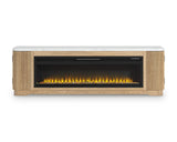 Mueble para TV Camdill de 80" con chimenea eléctrica