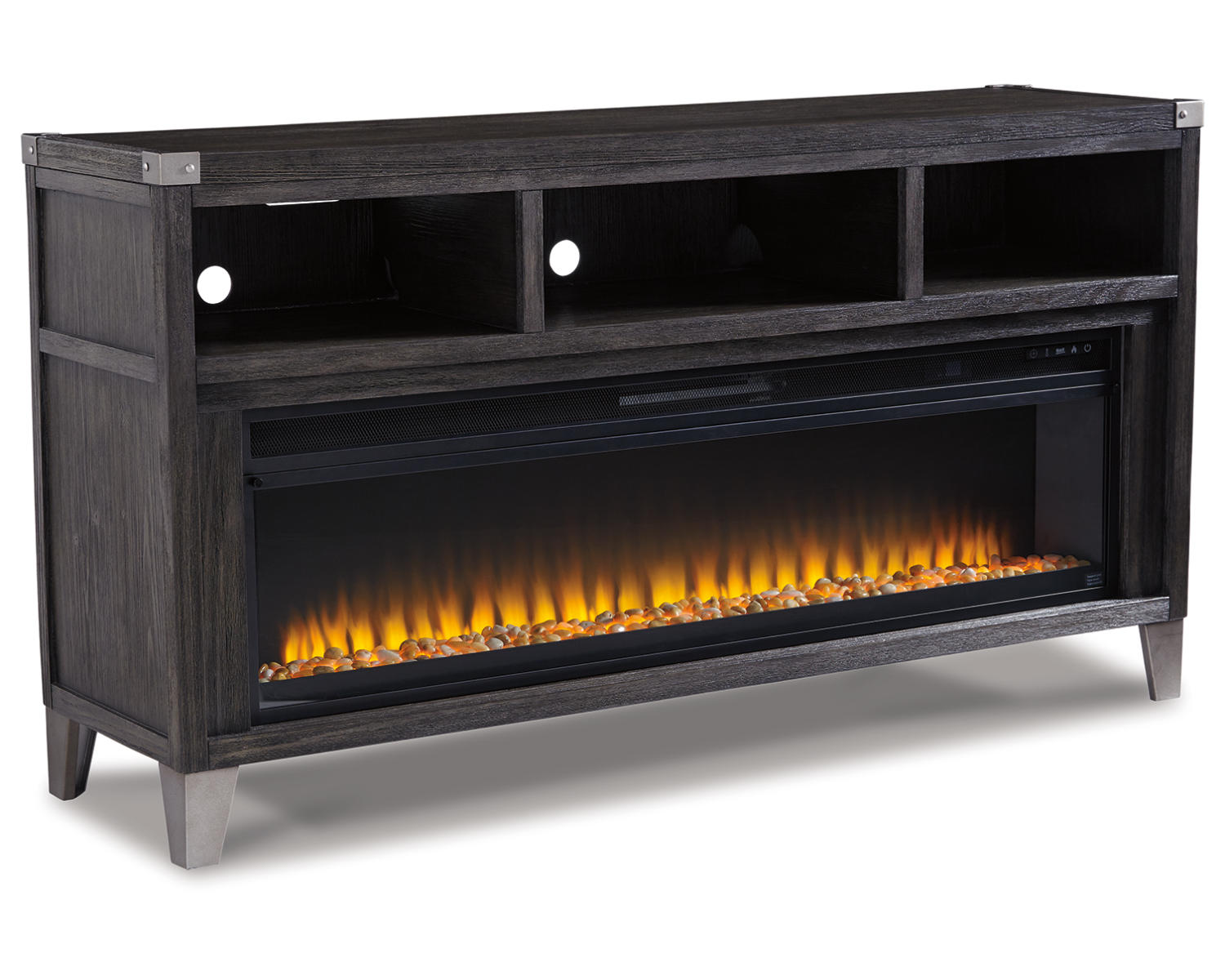 Todoe 65" TV Stand with Electric Fireplace