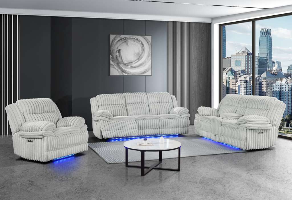 U8686 Mikano Exclusive Courtney Sofa & Loveseat With Emersive Experience Collection