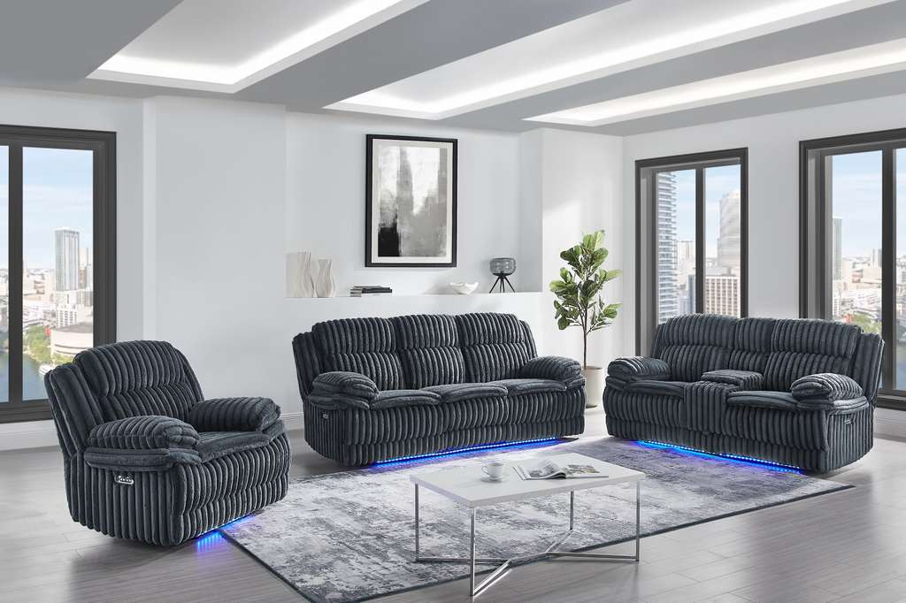 U8686 Mikano Exclusive Courtney Sofa & Loveseat With Emersive Experience Collection