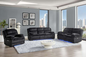 Sofá y loveseat Courtney exclusivos de Mikano U8686 con la colección Emersive Experience