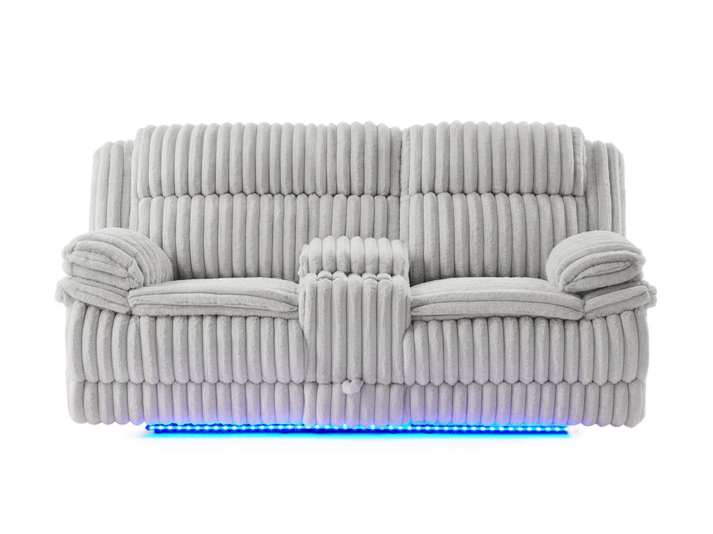 Sofá y loveseat Courtney exclusivos de Mikano U8686 con la colección Emersive Experience