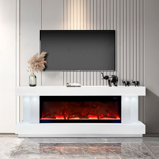 LONDON Electronic Fireplace Entertainment Center