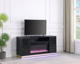TYLER Electric Fireplace and Entertainment Center with LEDS