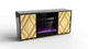NY-1200 Electric Fireplace & Entertainment Center Gold