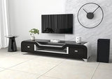 E-20 Black & White Entertainment center