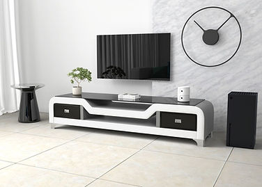 E-20 TV STAND LIGHT GREY & WHITE
