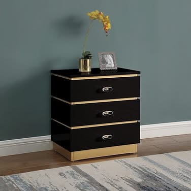 RANA NIGHTSTAND BLACK