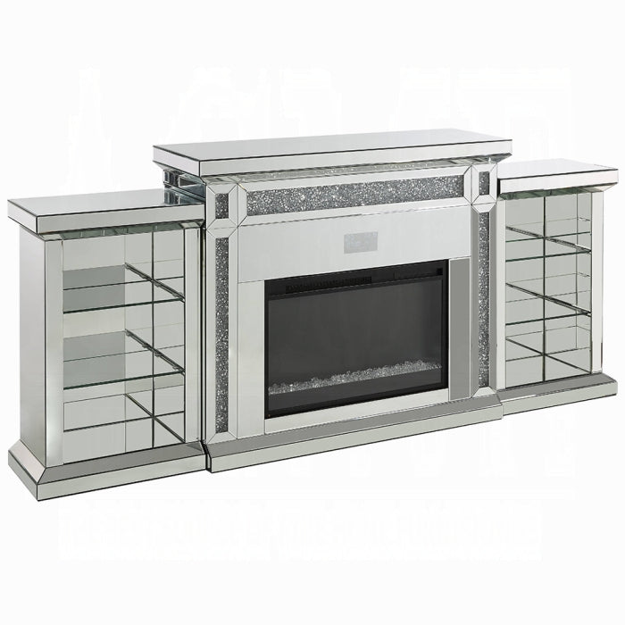 Noralie Fireplace W/LED & Bluetooth