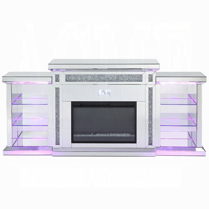 Noralie Fireplace W/LED & Bluetooth