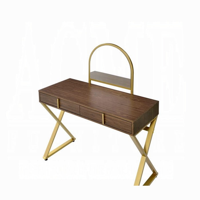 Coleen Vanity Desk W/Mirror & Jewelry Tray